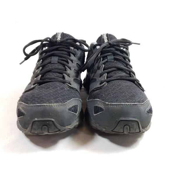 Reebok Zigtech Mens Size 8 Black Athletic Running Shoes Mesh Lace-Up - Picture 6 of 9
